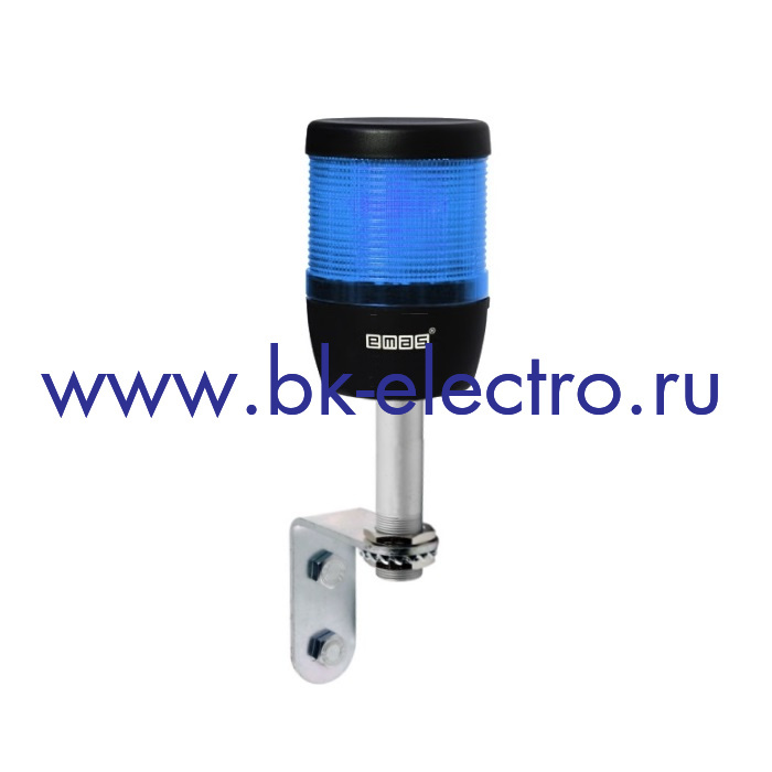 IK71F220XD01-M Световая колонна Ø70мм. синяя, стробоскоп  LED FLES (220V AC) крепление на стену