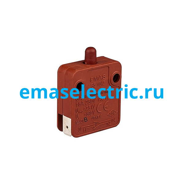 BS1042  Кнопочный переключатель мгновенного действия (1НО+1НЗ)