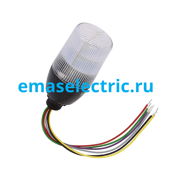 IF5T024ZM05 Сигнальная колонна 3 уровня в одном модуле, 3 цвета, зуммер, PLC контроллер, 24В DC, крепление M22, IP65